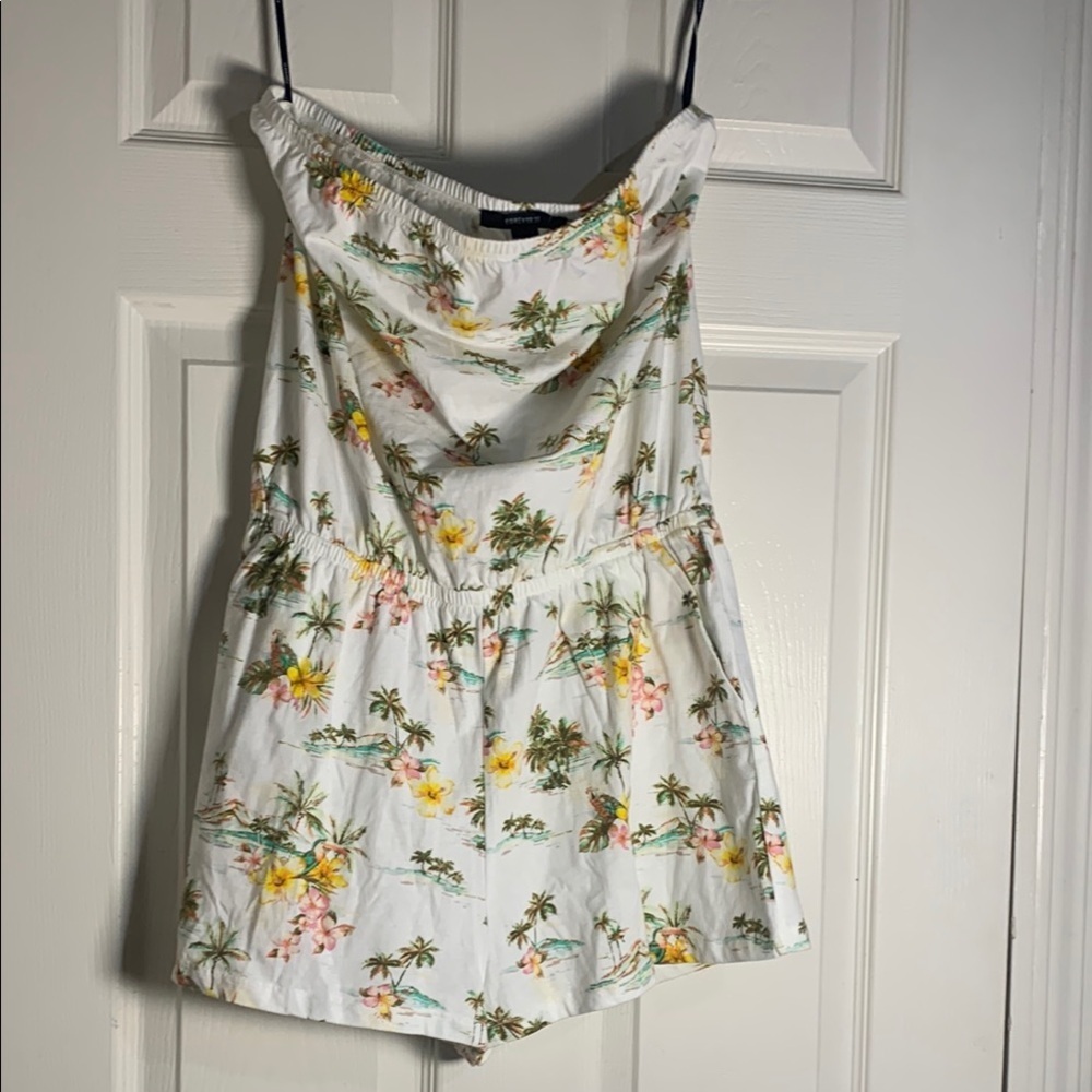 Floral Print Romper